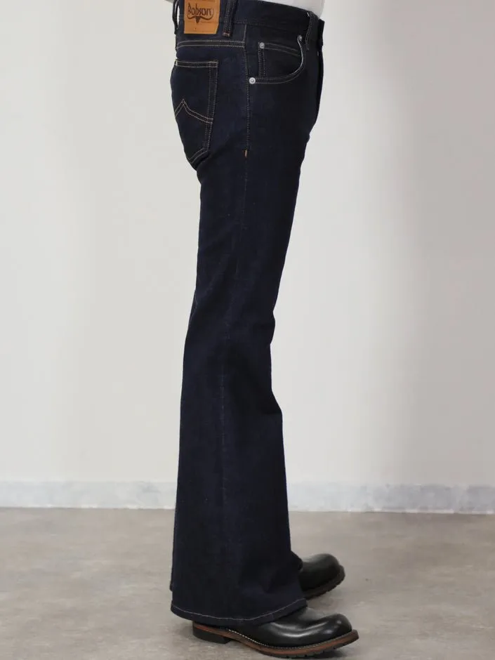 12.5oz Bell-bottom jeans, one-washed/unisex