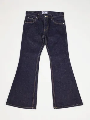12.5oz Bell-bottom jeans, one-washed/unisex