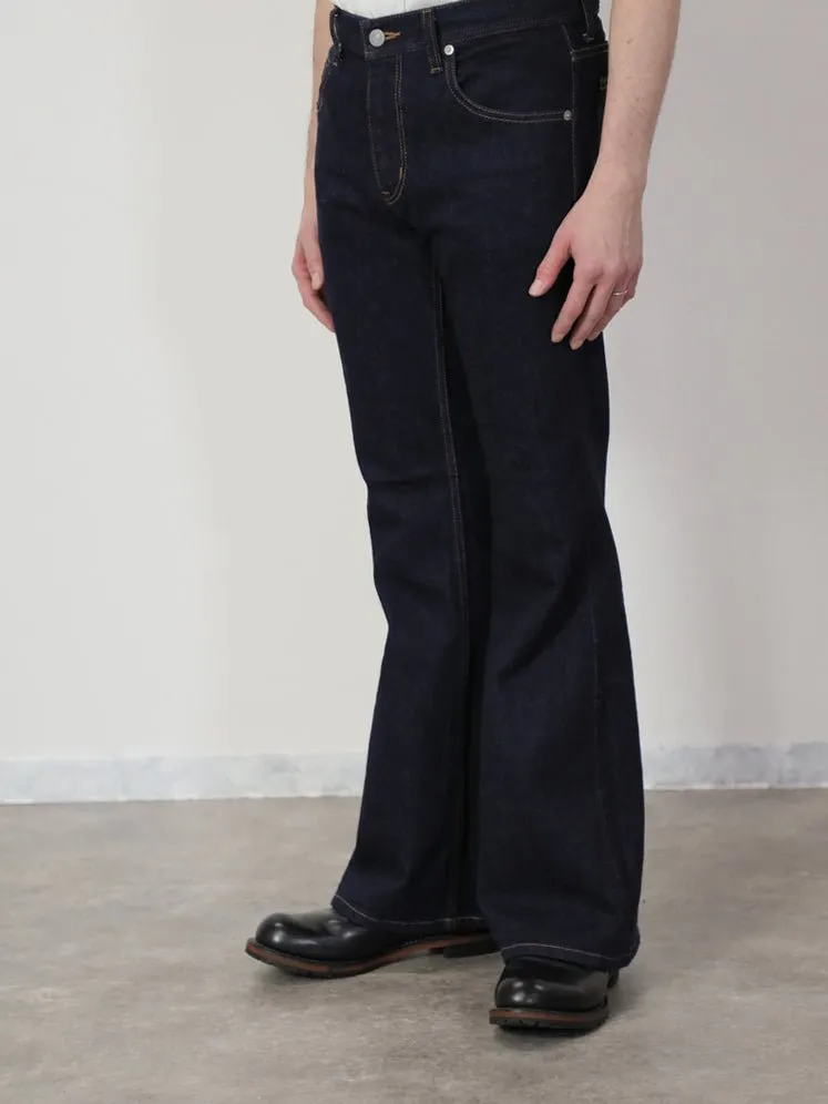 12.5oz Bell-bottom jeans, one-washed/unisex