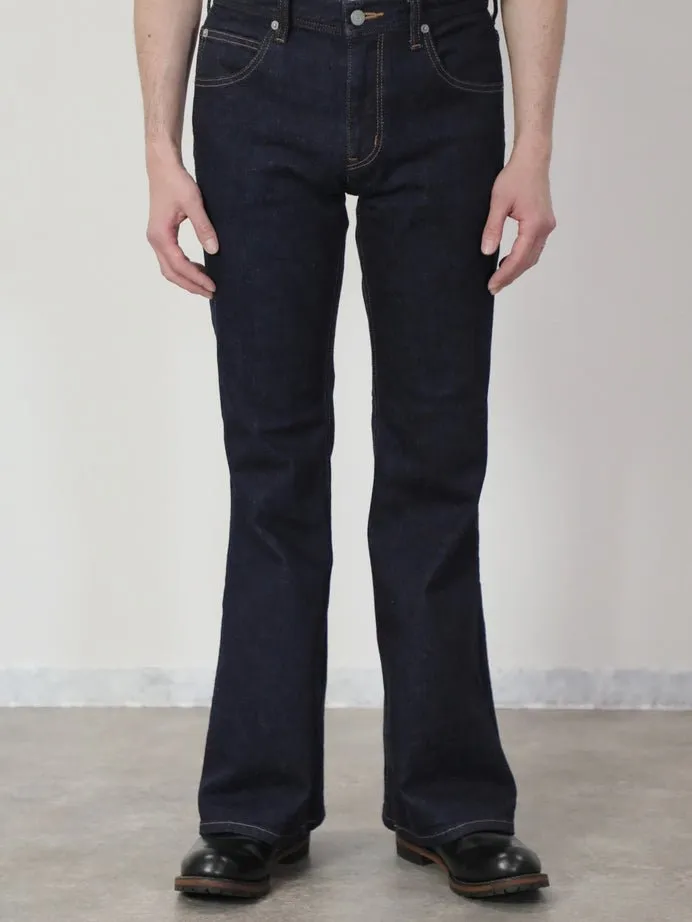 12.5oz Bell-bottom jeans, one-washed/unisex