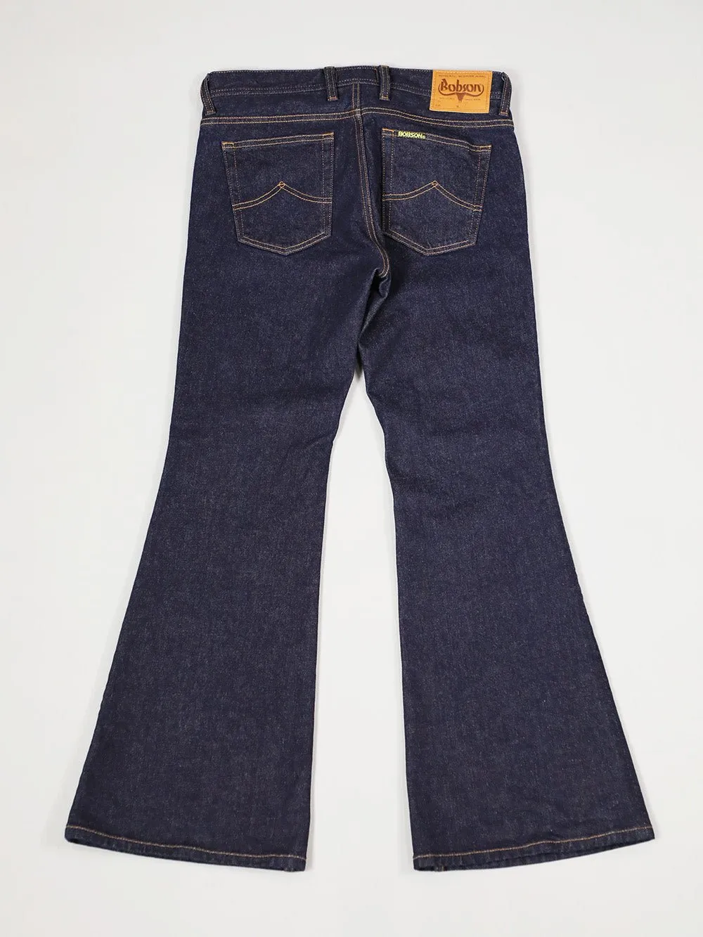 12.5oz Bell-bottom jeans, one-washed/unisex