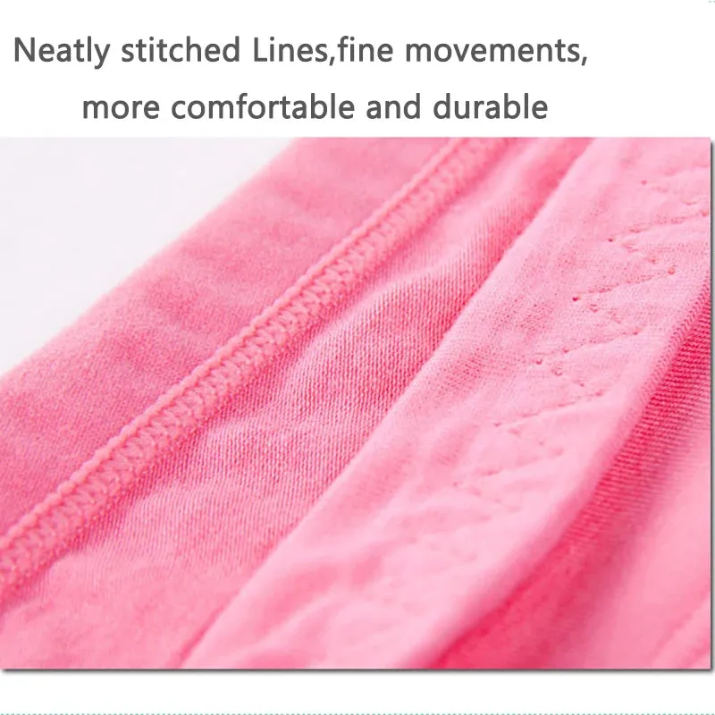3Pcs Plus Size Cotton Briefs - Sexy Solid Color Women's Underwear Shorts Set