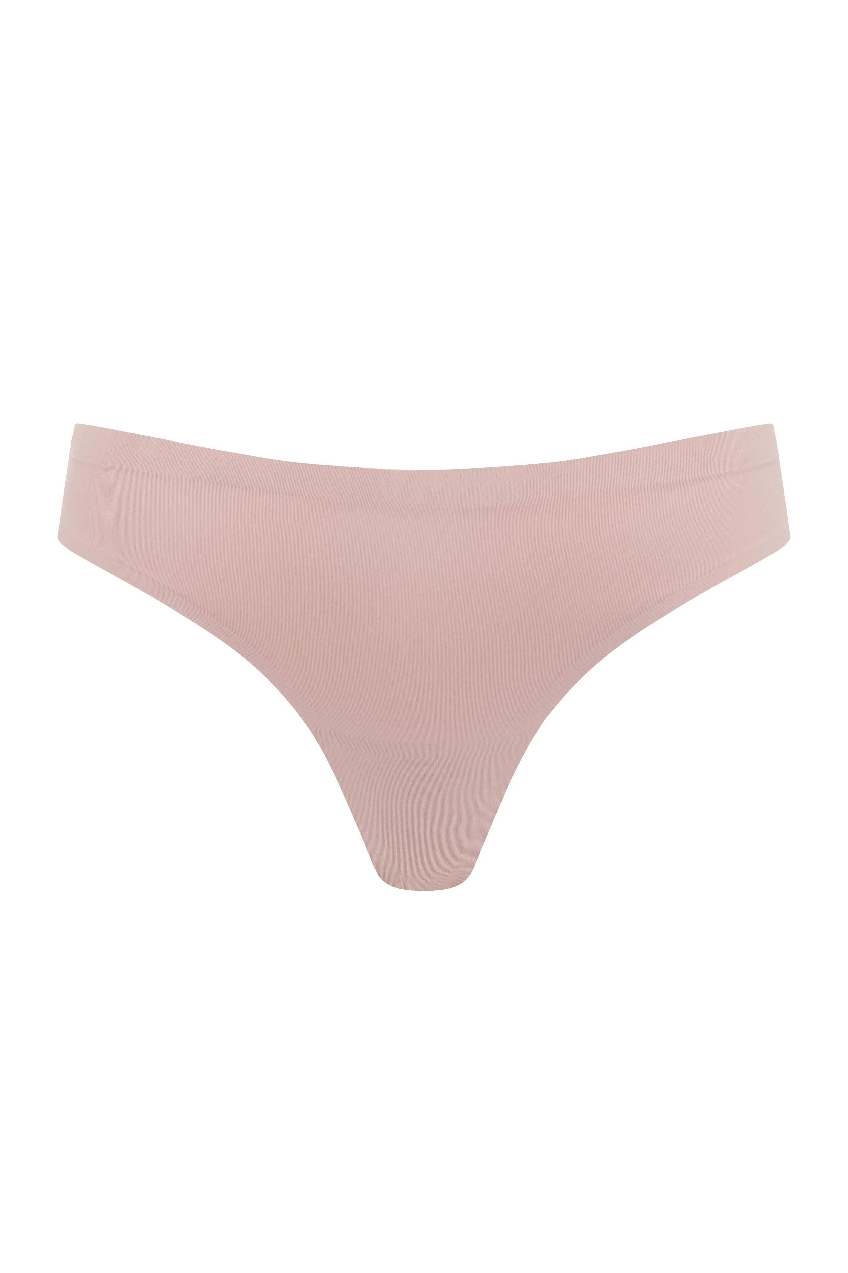 5 Pack Laser Cut No Show Invisible Thong Panties