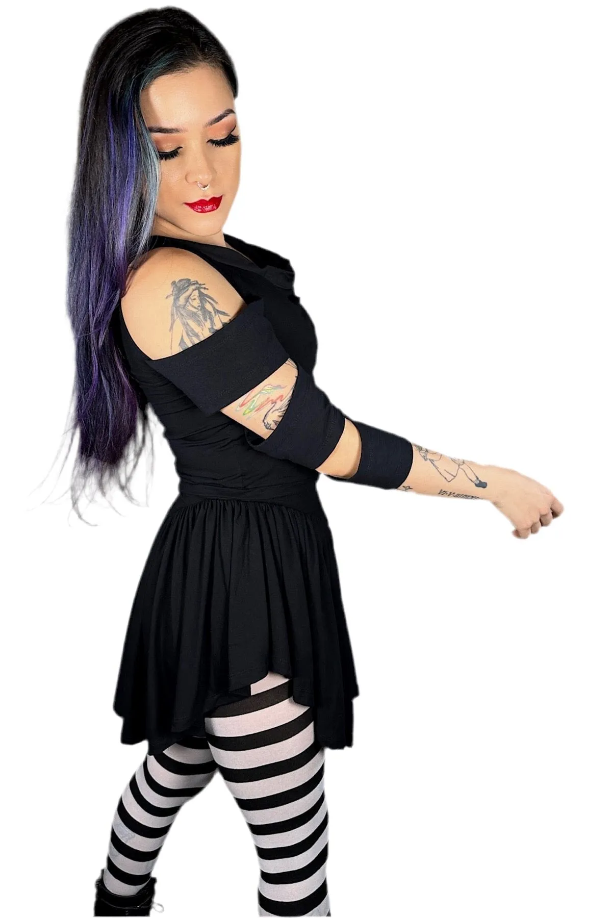 5D x Stellar Dust Hemera Mini Skirt - viscose - last size Medium