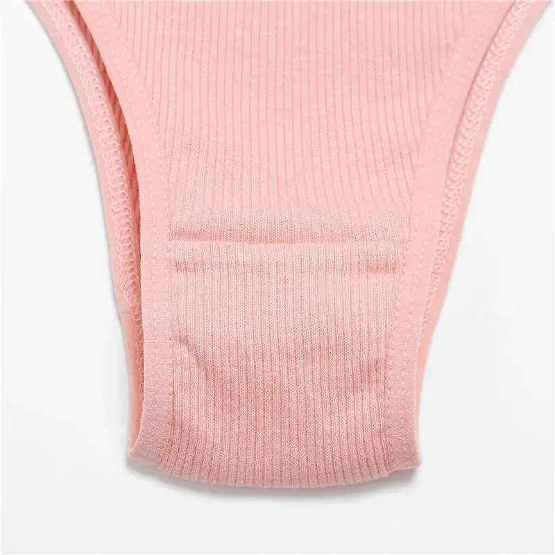 5PCS/Set Cotton Lingerie Panties Sexy Underwear Women Briefs