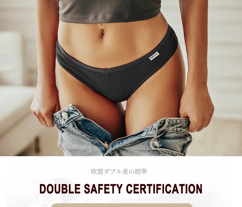 5PCS/Set Cotton Lingerie Panties Sexy Underwear Women Briefs