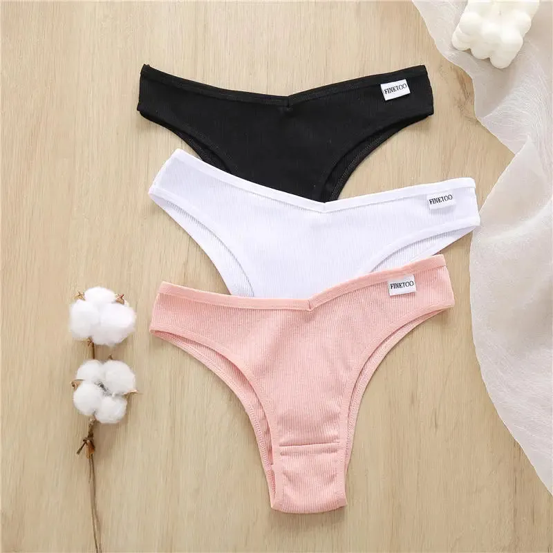5PCS/Set Cotton Lingerie Panties Sexy Underwear Women Briefs