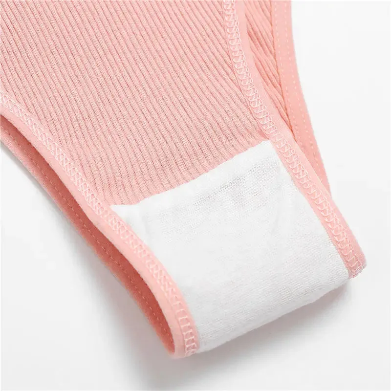 5PCS/Set Cotton Lingerie Panties Sexy Underwear Women Briefs