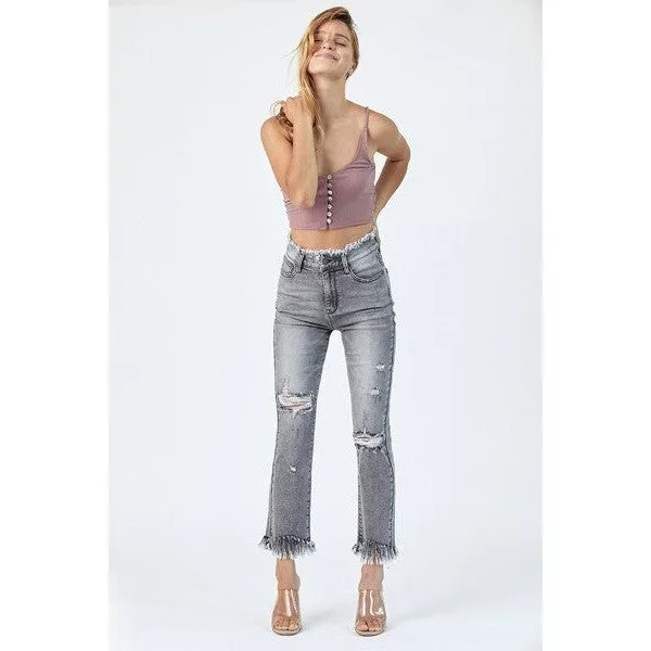 A Frayed Kind of Day Jean in Grey