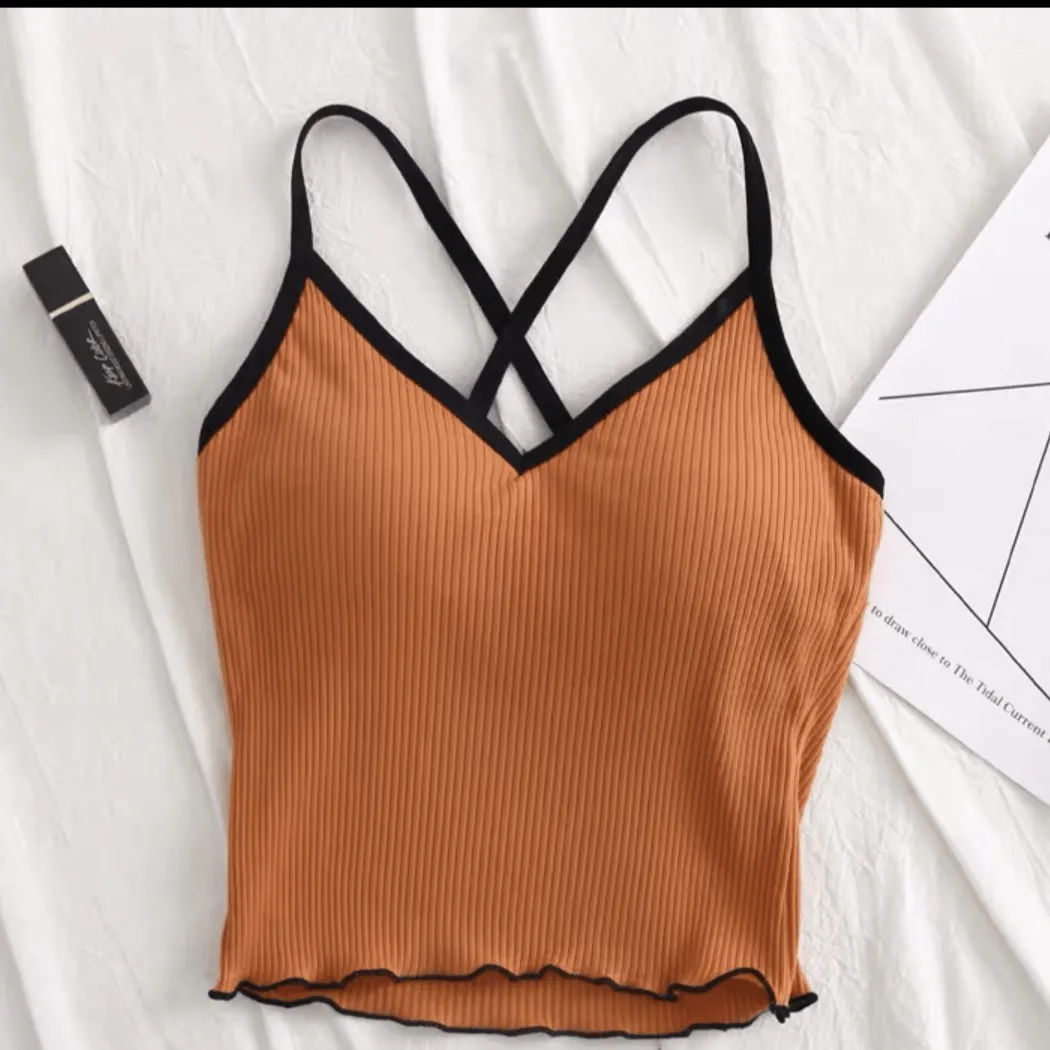 Adele Criss Cross Cami Bra