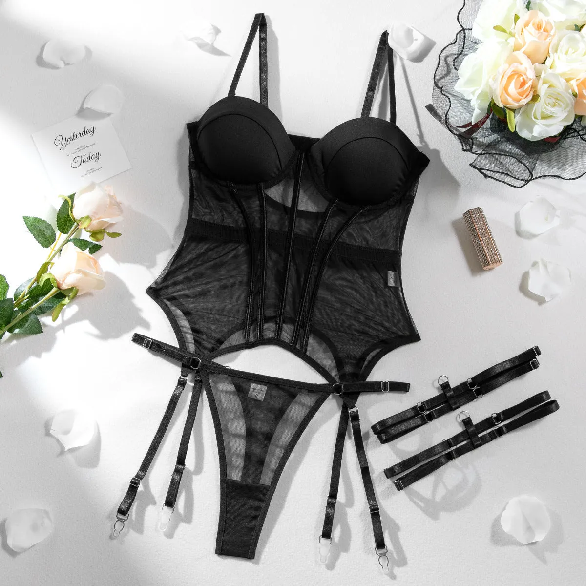 Adele | Lace Lingerie Ensemble