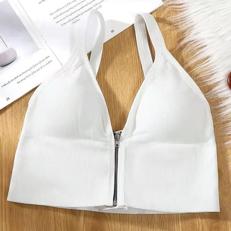 Alessia Zipper Cami Top