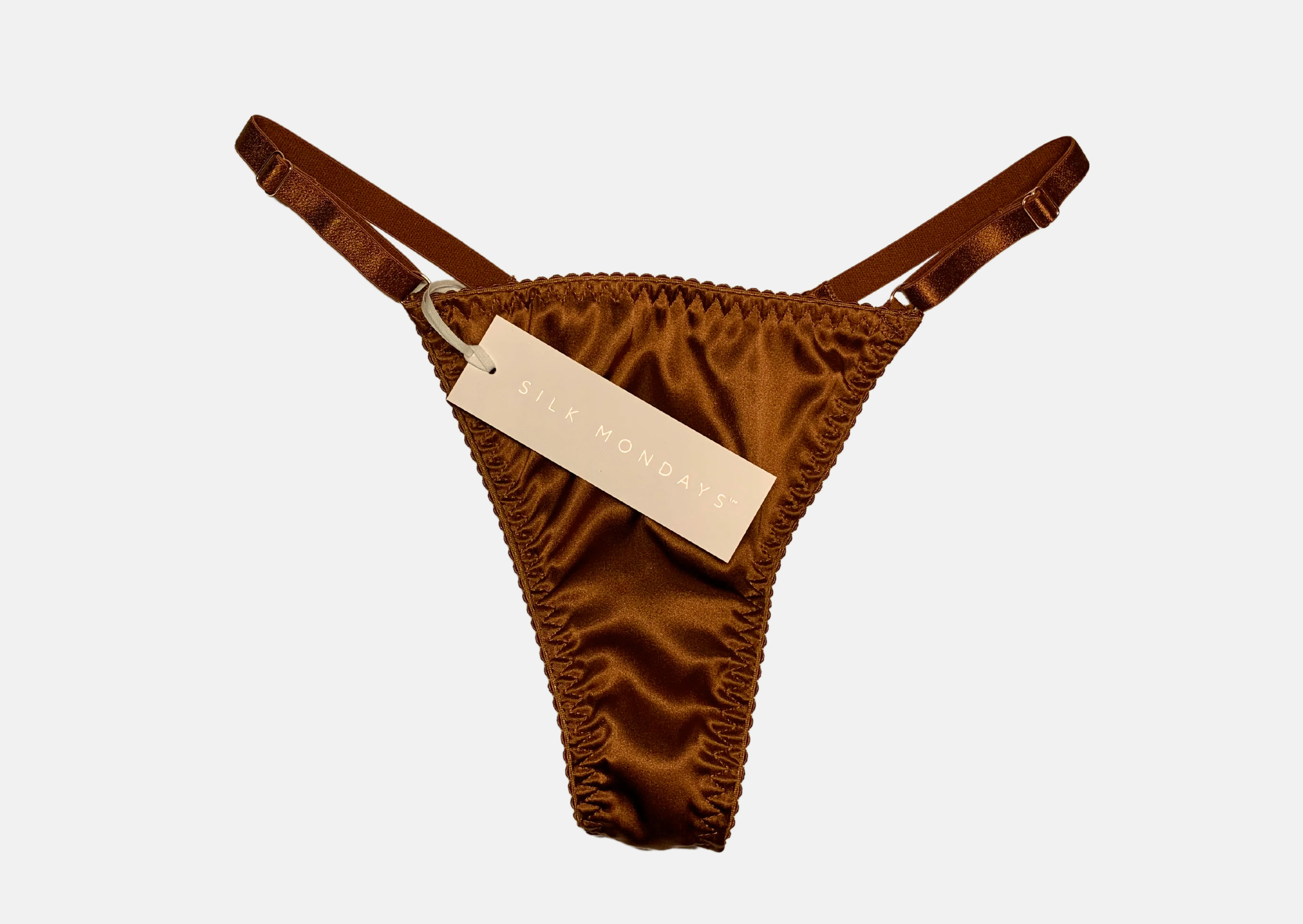 Amie Silk Adjustable Thong