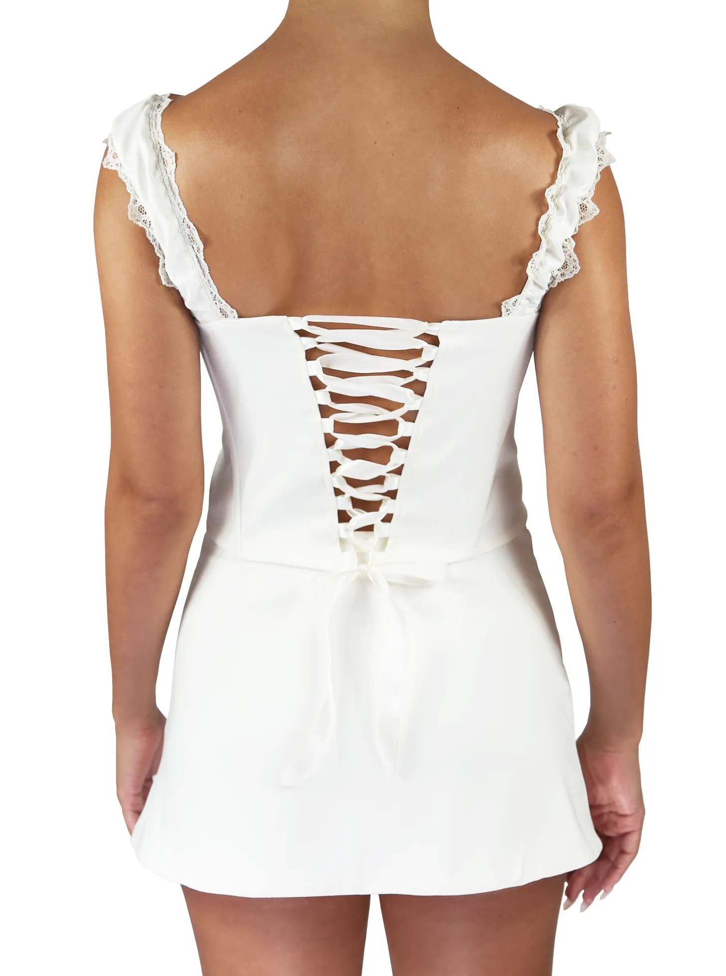 Amour Mini Skirt | Ivory