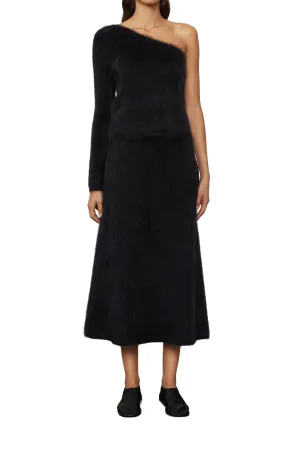 Asta Black Midi Skirt