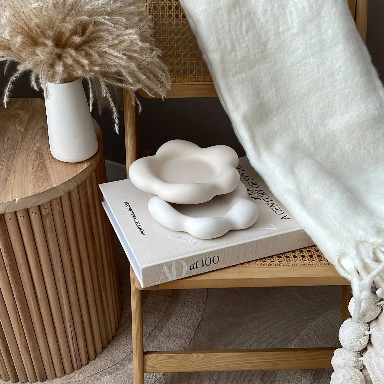 Asymmetrical Flower Trinket Tray | Catch-All Jewelry Tray