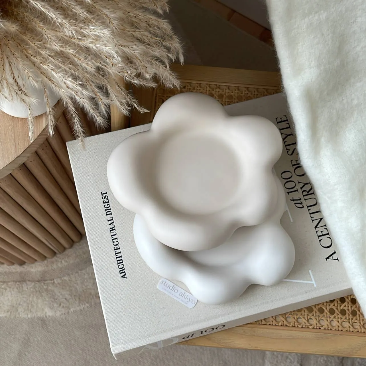 Asymmetrical Flower Trinket Tray | Catch-All Jewelry Tray