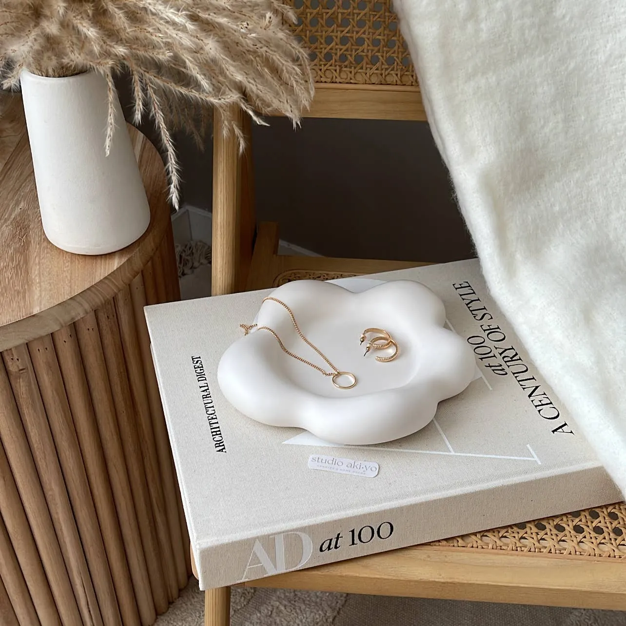 Asymmetrical Flower Trinket Tray | Catch-All Jewelry Tray