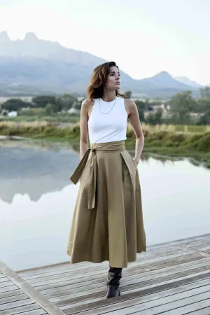 Audrey Skirt | Sandstone