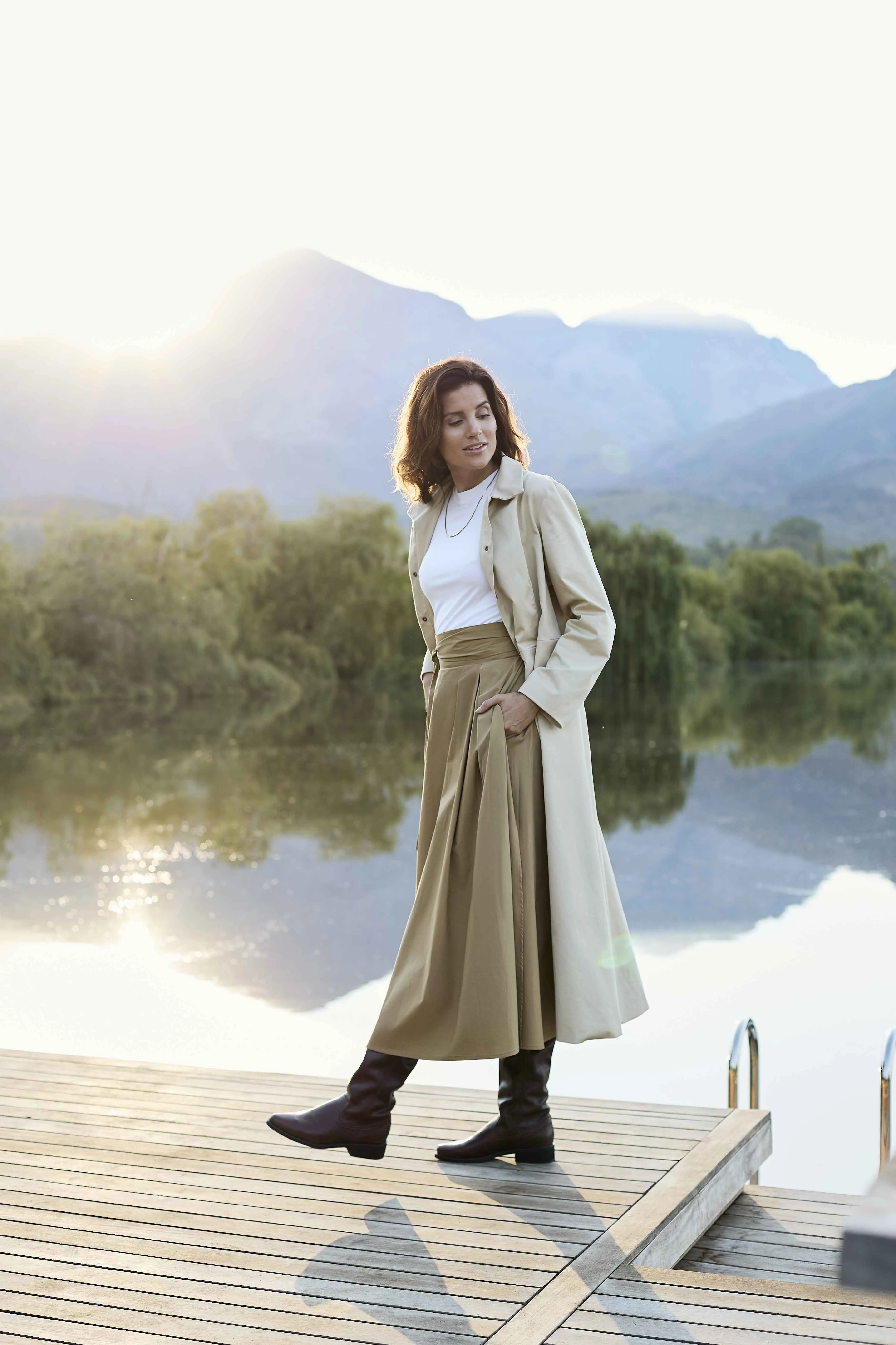 Audrey Skirt | Sandstone