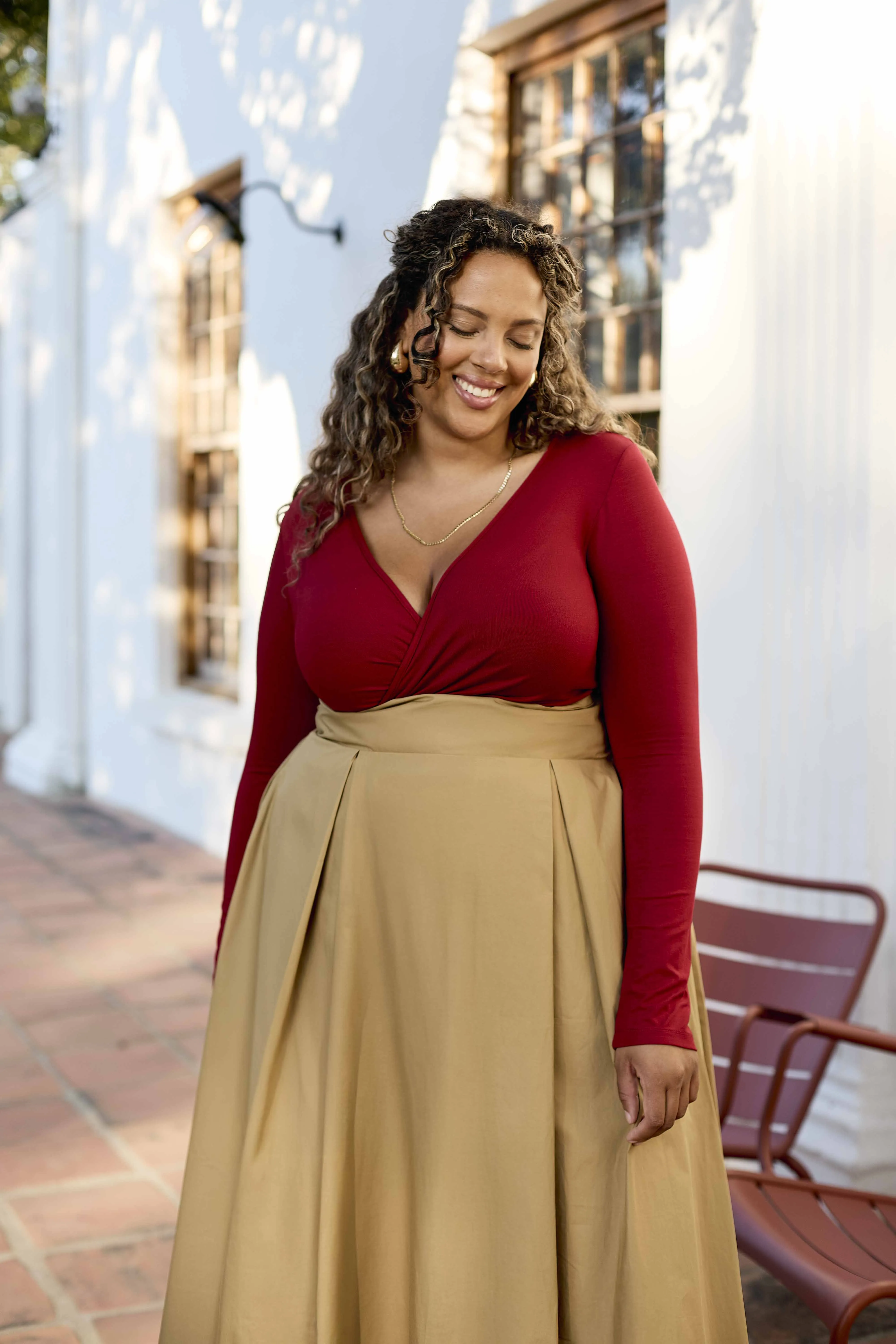 Audrey Skirt | Sandstone