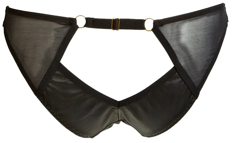 Ava Leather & Suede Mini Brief