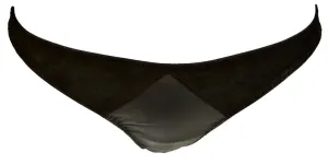 Ava Leather & Suede Mini Brief