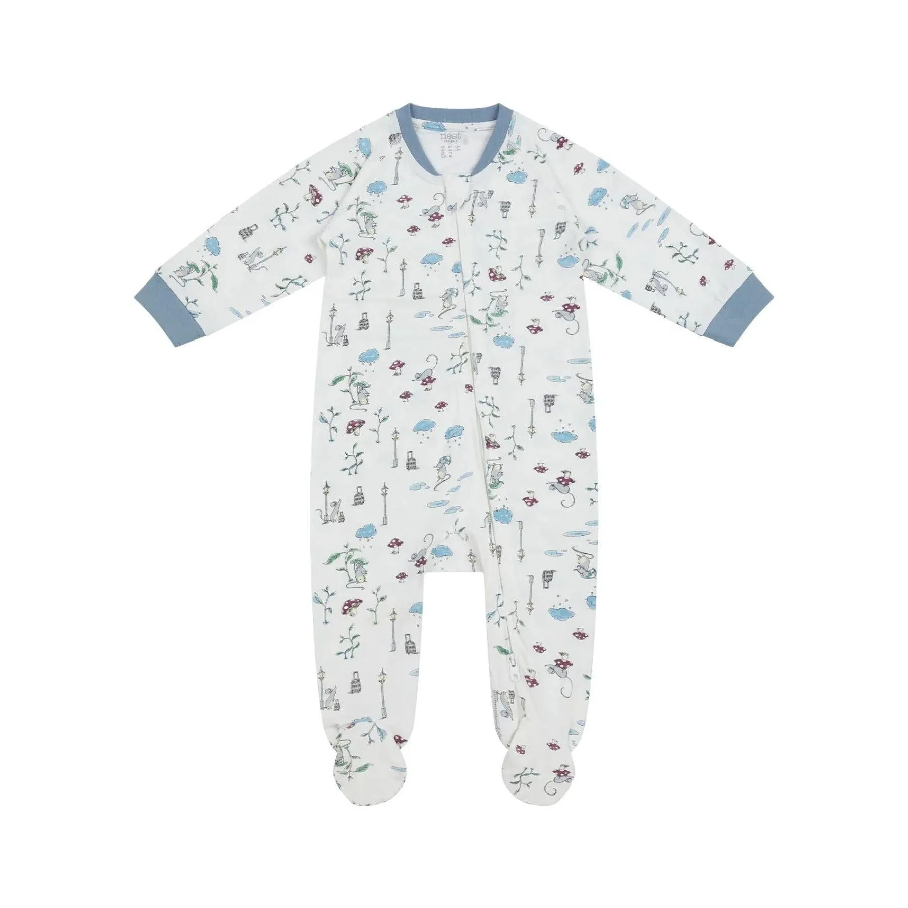 Bamboo Zip Footed Sleeper