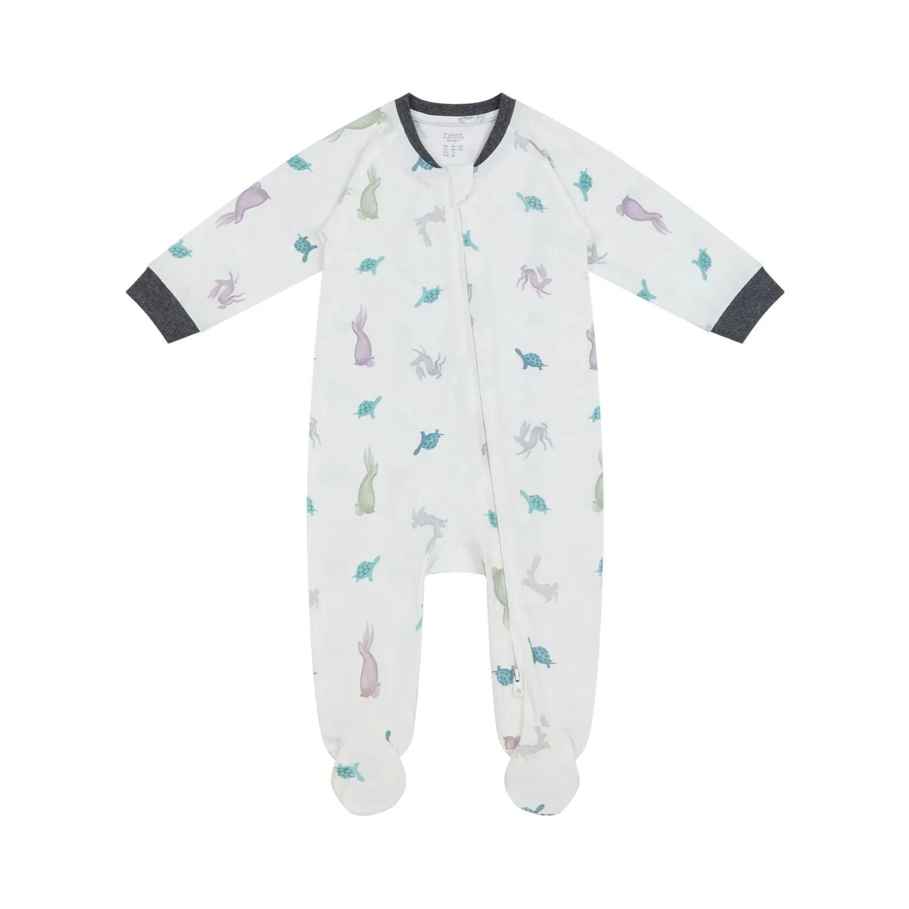 Bamboo Zip Footed Sleeper