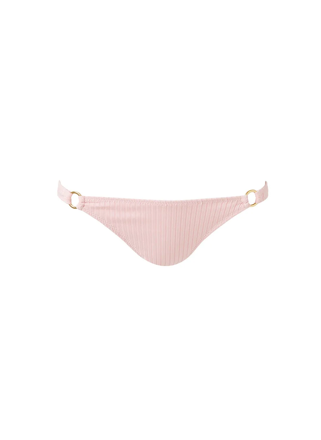 Bari Rose Ribbed Bikini Bottom