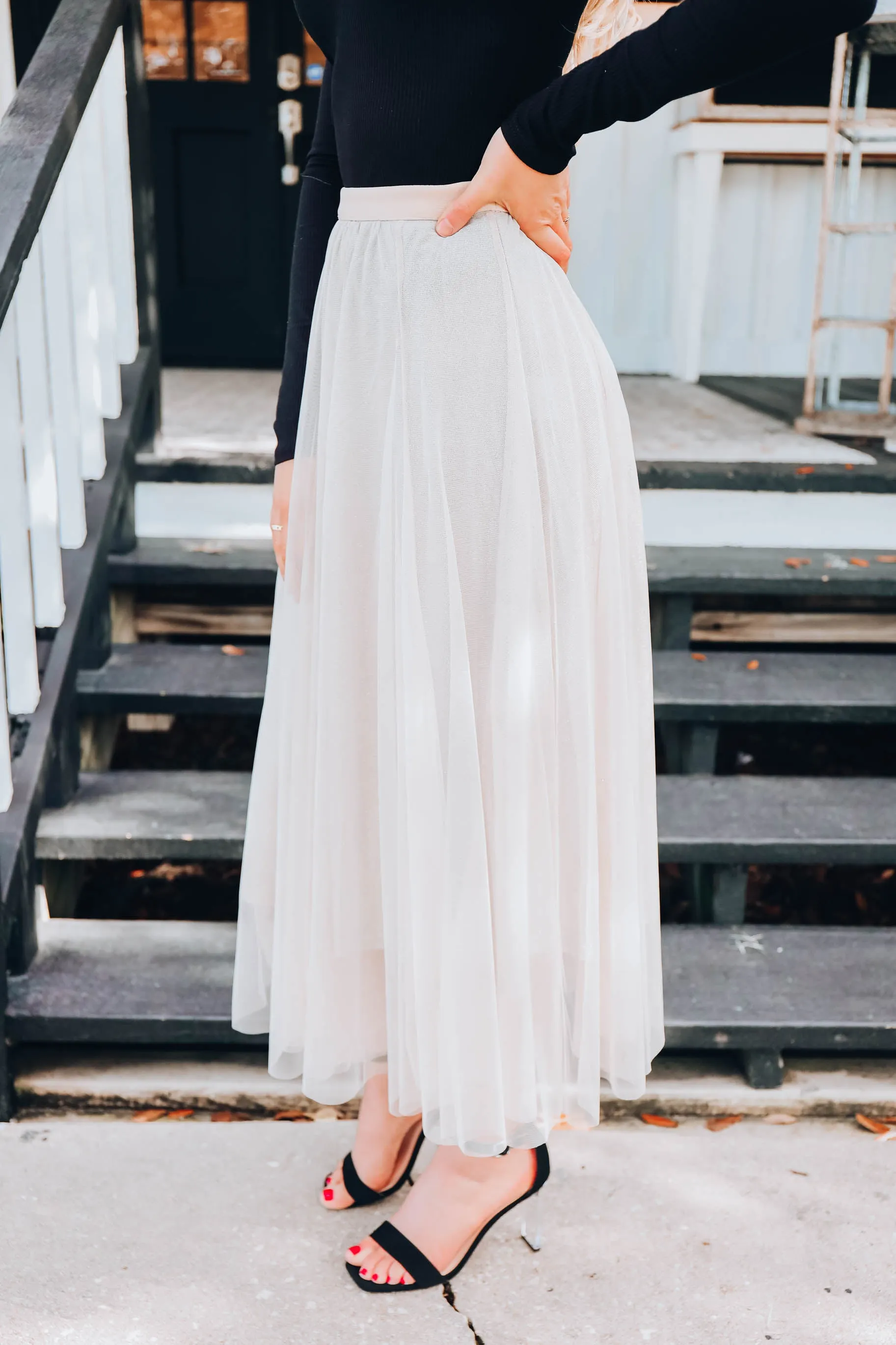 Be Dazzled Midi Skirt
