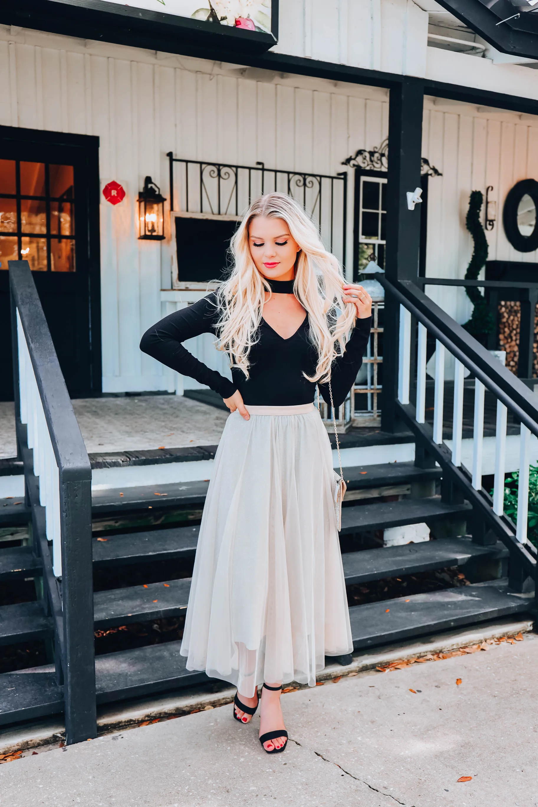 Be Dazzled Midi Skirt