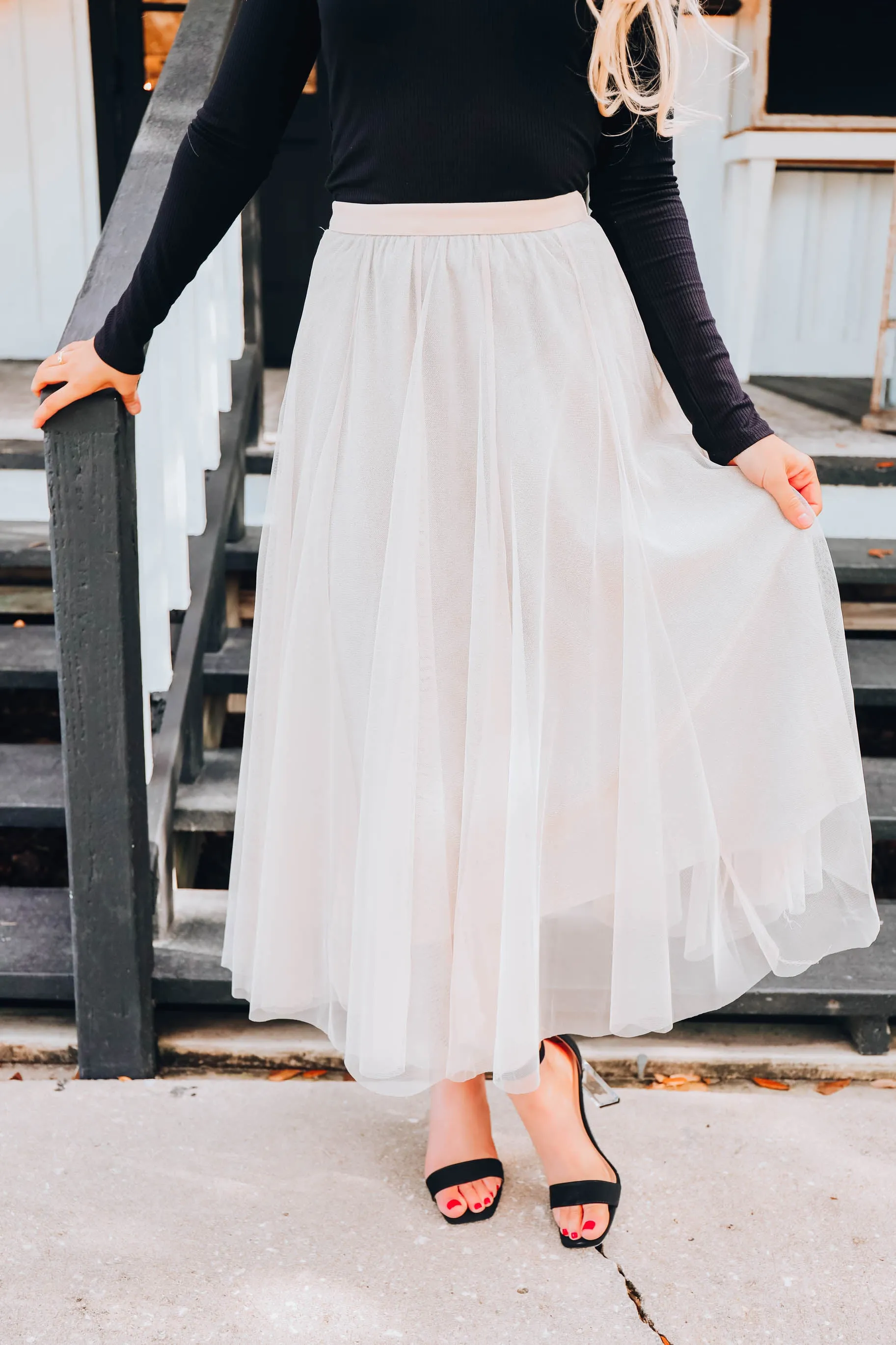 Be Dazzled Midi Skirt