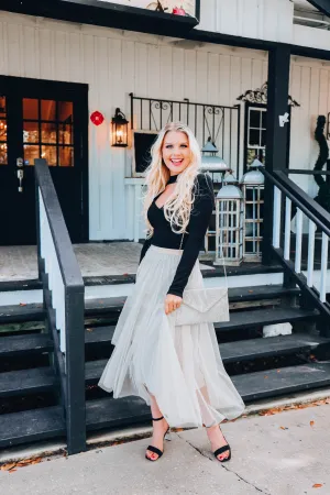 Be Dazzled Midi Skirt