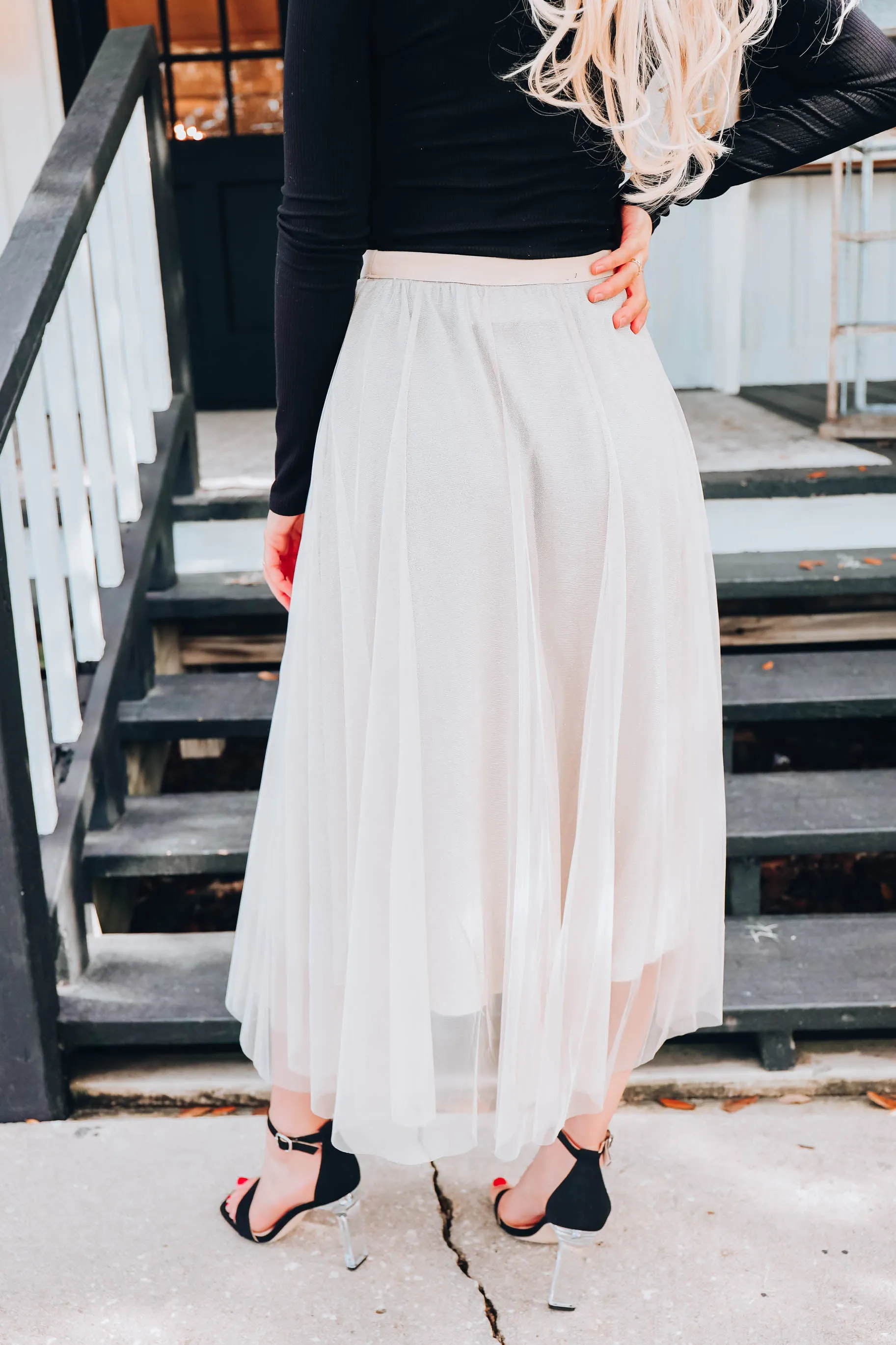 Be Dazzled Midi Skirt
