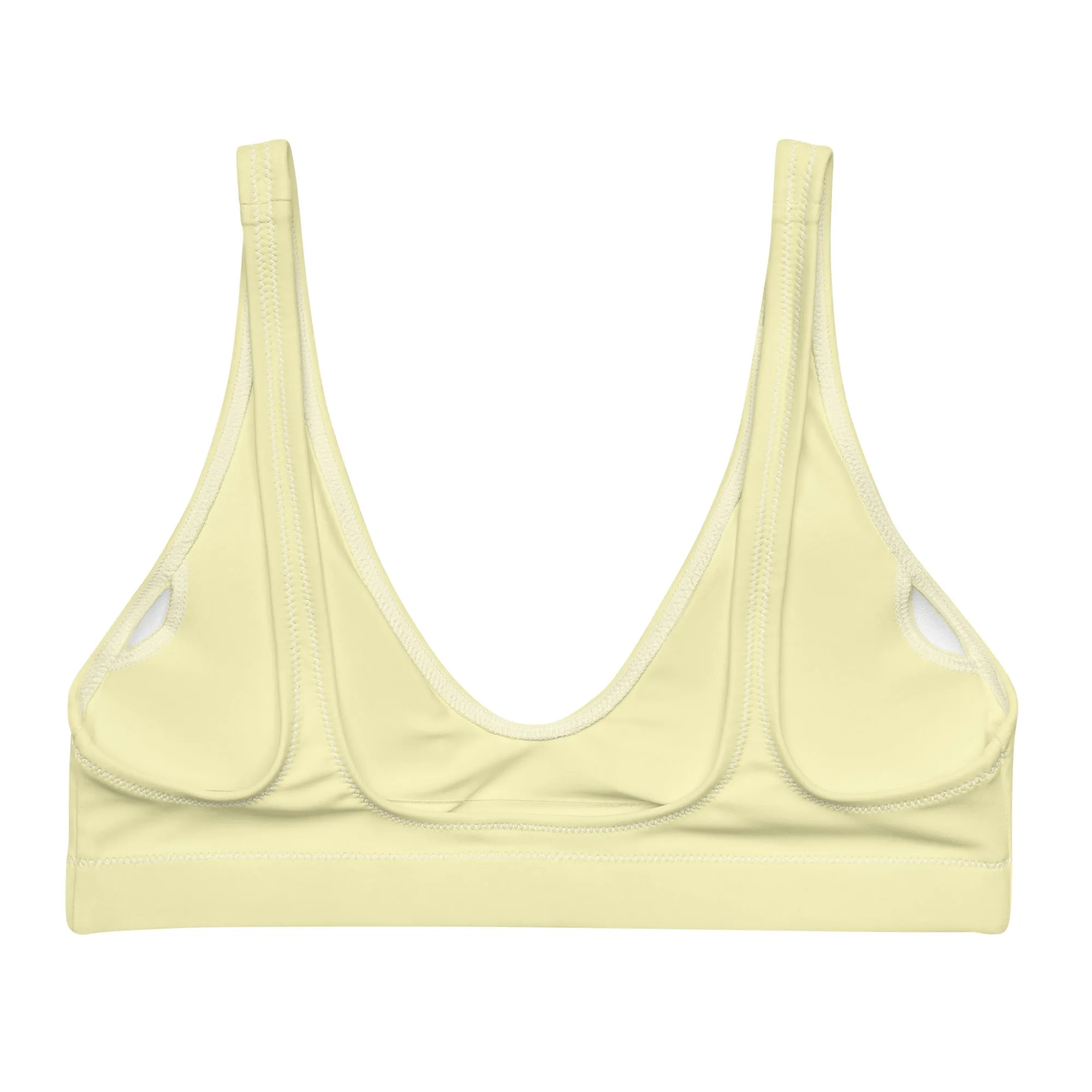 Beach Meringue Recycled Padded Bikini Top
