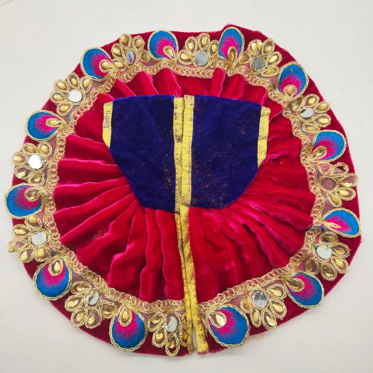 Beautiful velvet Dress For Laddu Gopal