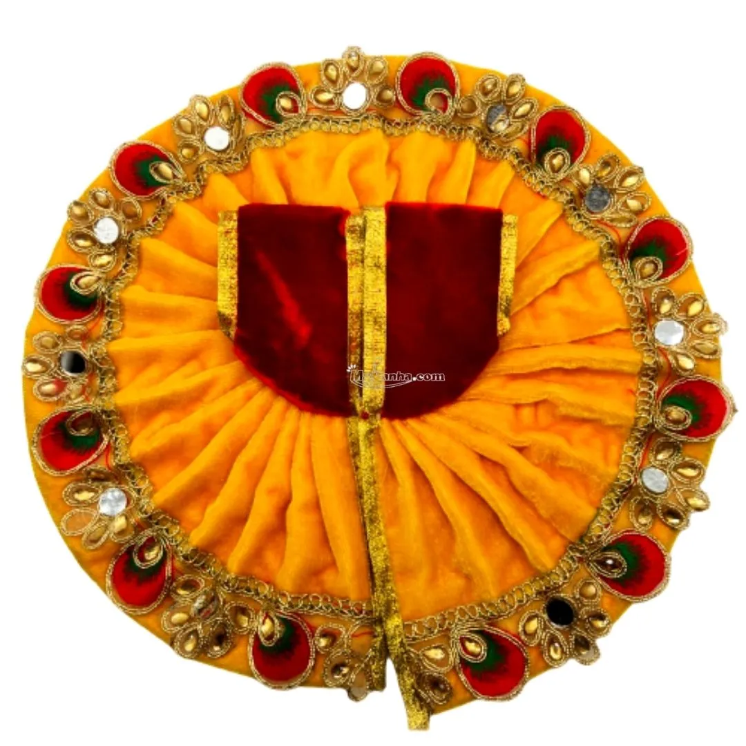 Beautiful velvet Dress For Laddu Gopal