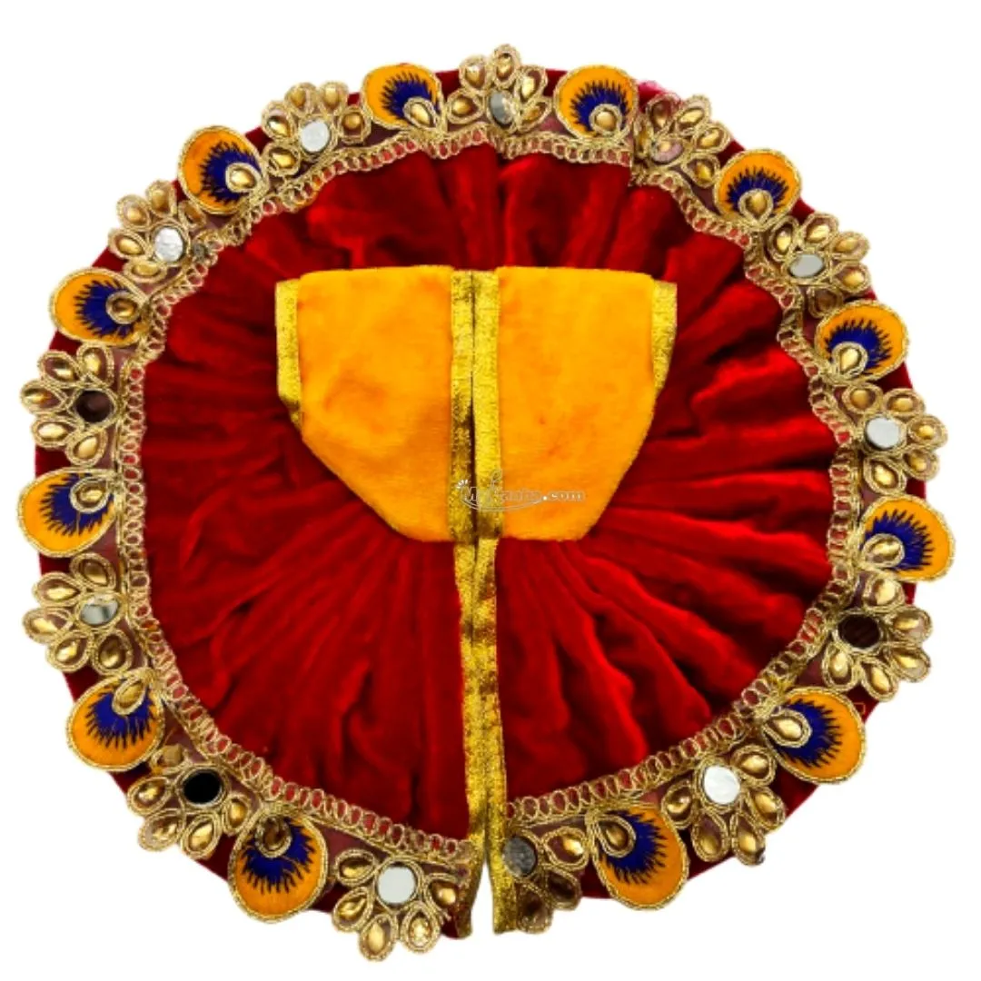 Beautiful velvet Dress For Laddu Gopal