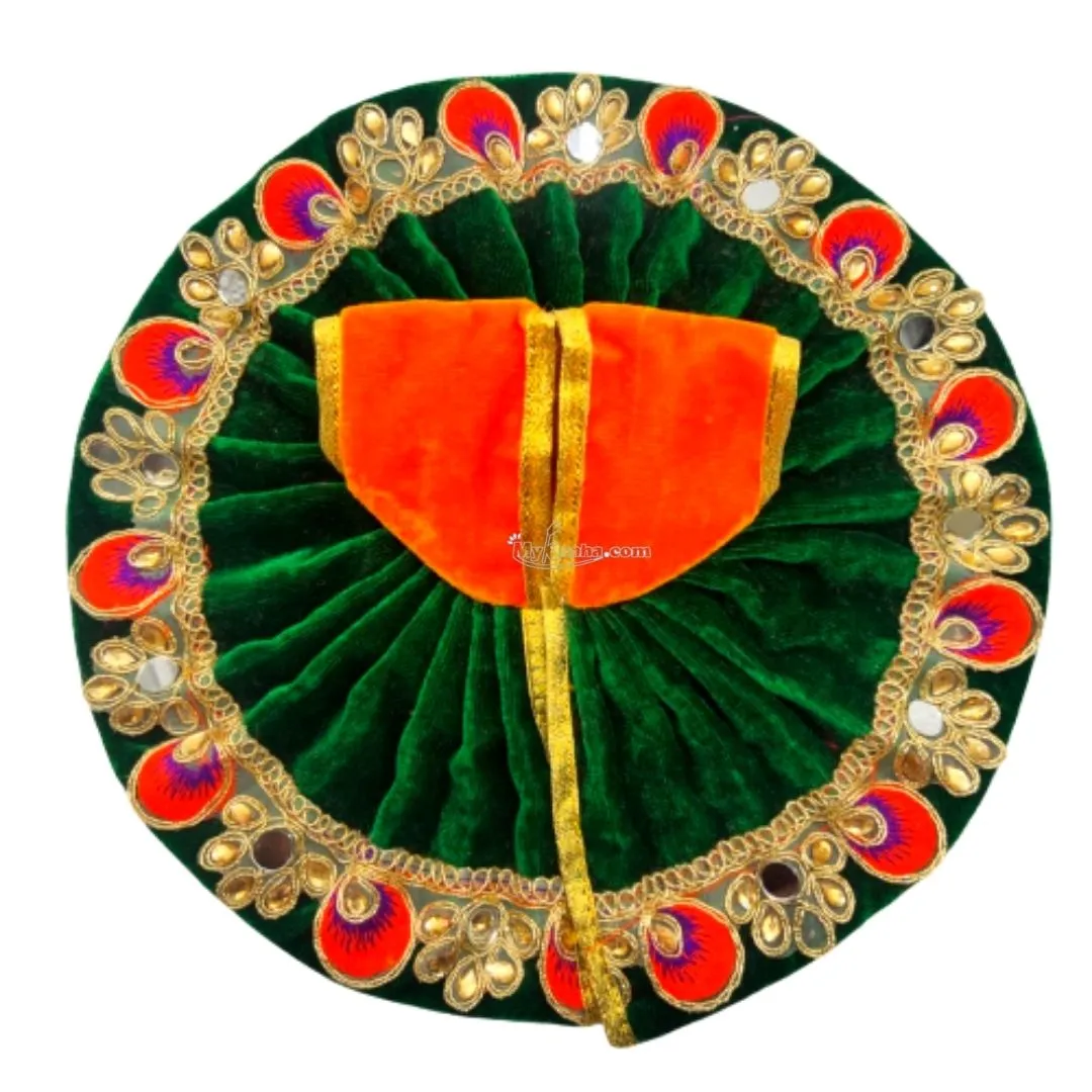 Beautiful velvet Dress For Laddu Gopal