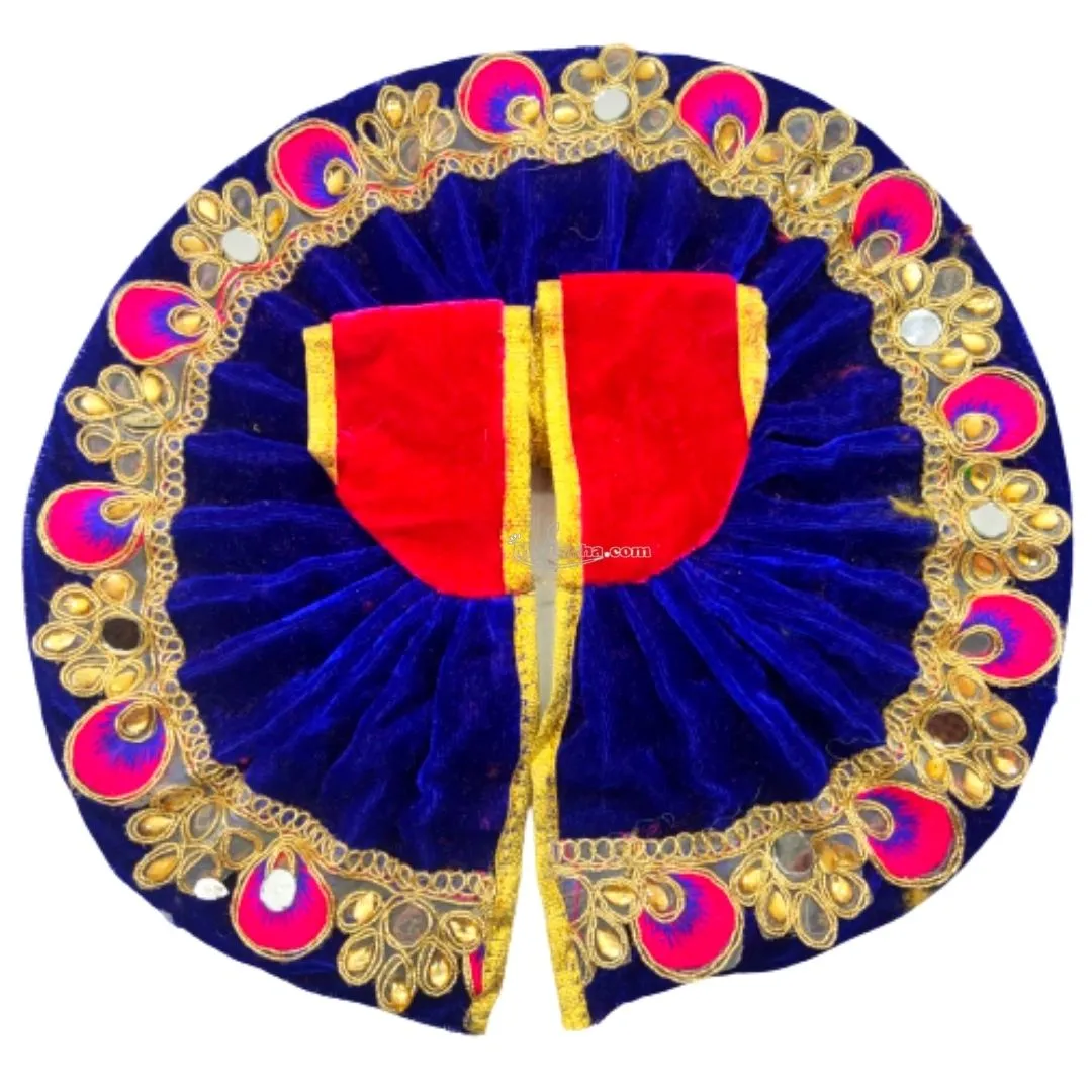 Beautiful velvet Dress For Laddu Gopal