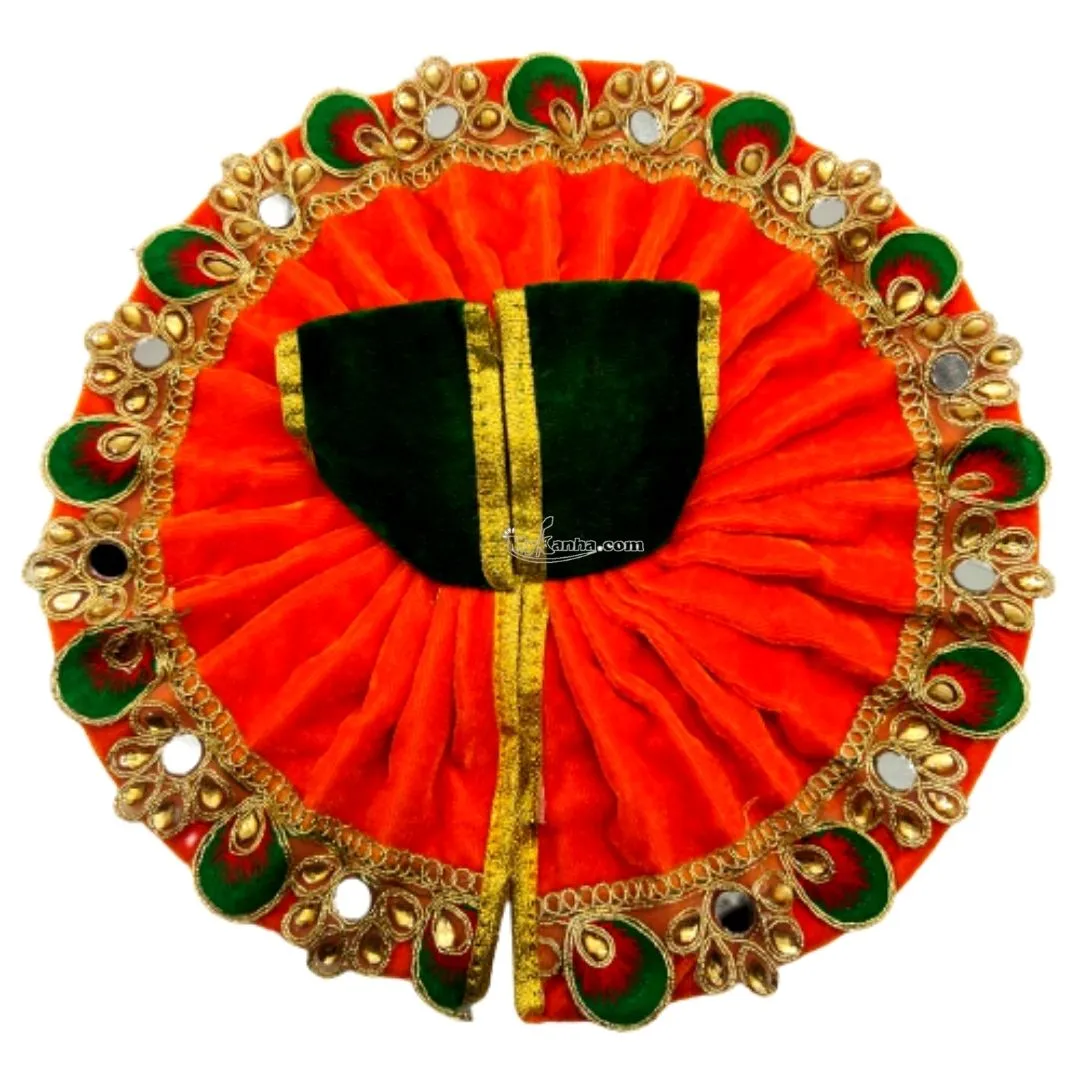 Beautiful velvet Dress For Laddu Gopal