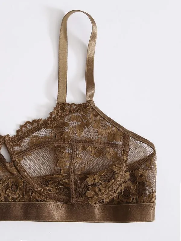 Beauty Of Brown Lingerie Set