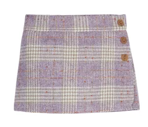 Bisby Mini Skort - Lilac Tweed