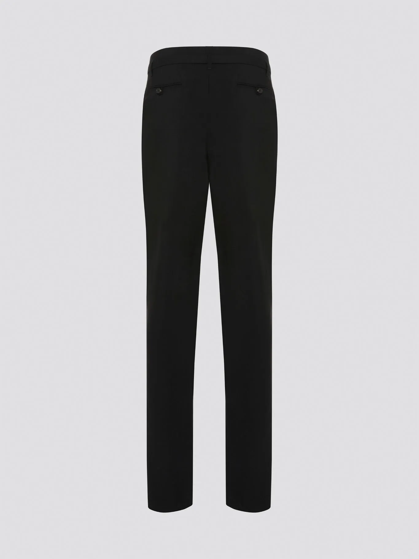 Black Belted Pleated Trousers