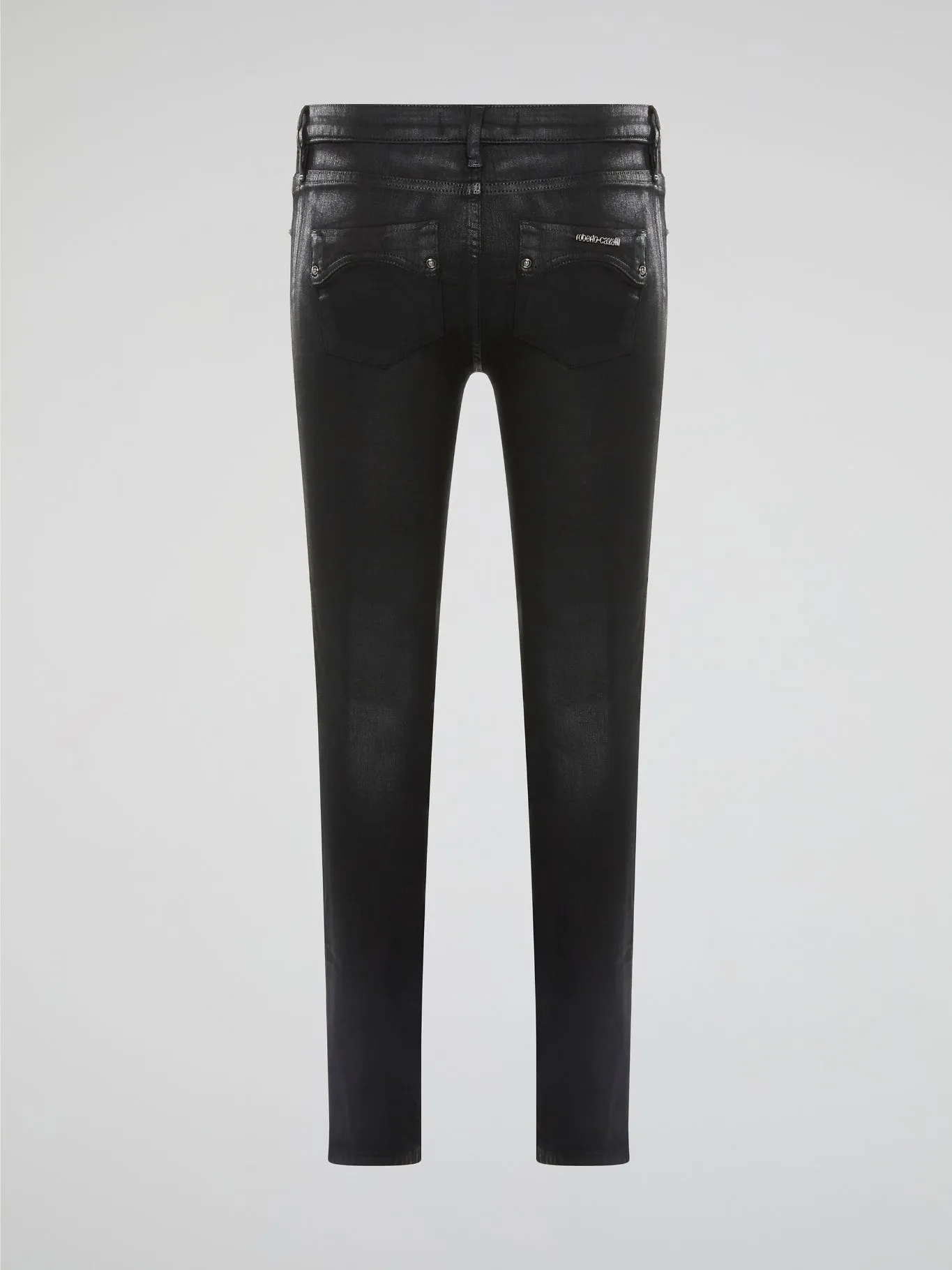 Black Distressed Skinny Jeans