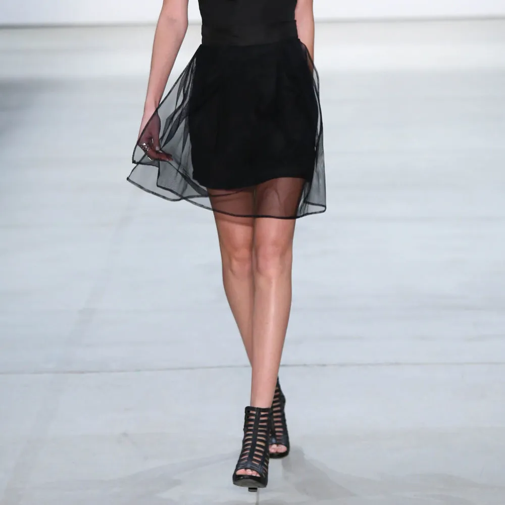 Black Illusion Skirt