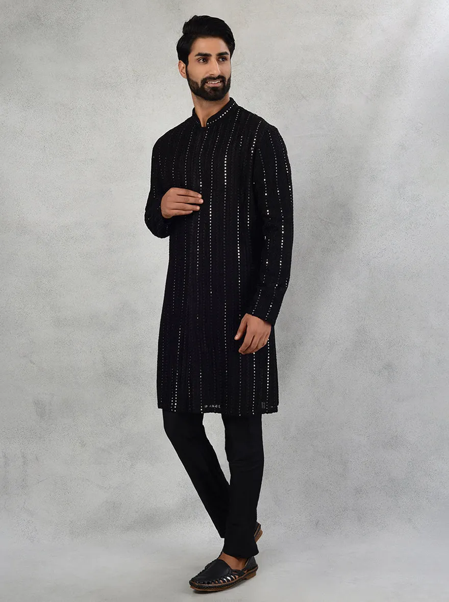 Black Kurta Pajama | TULA