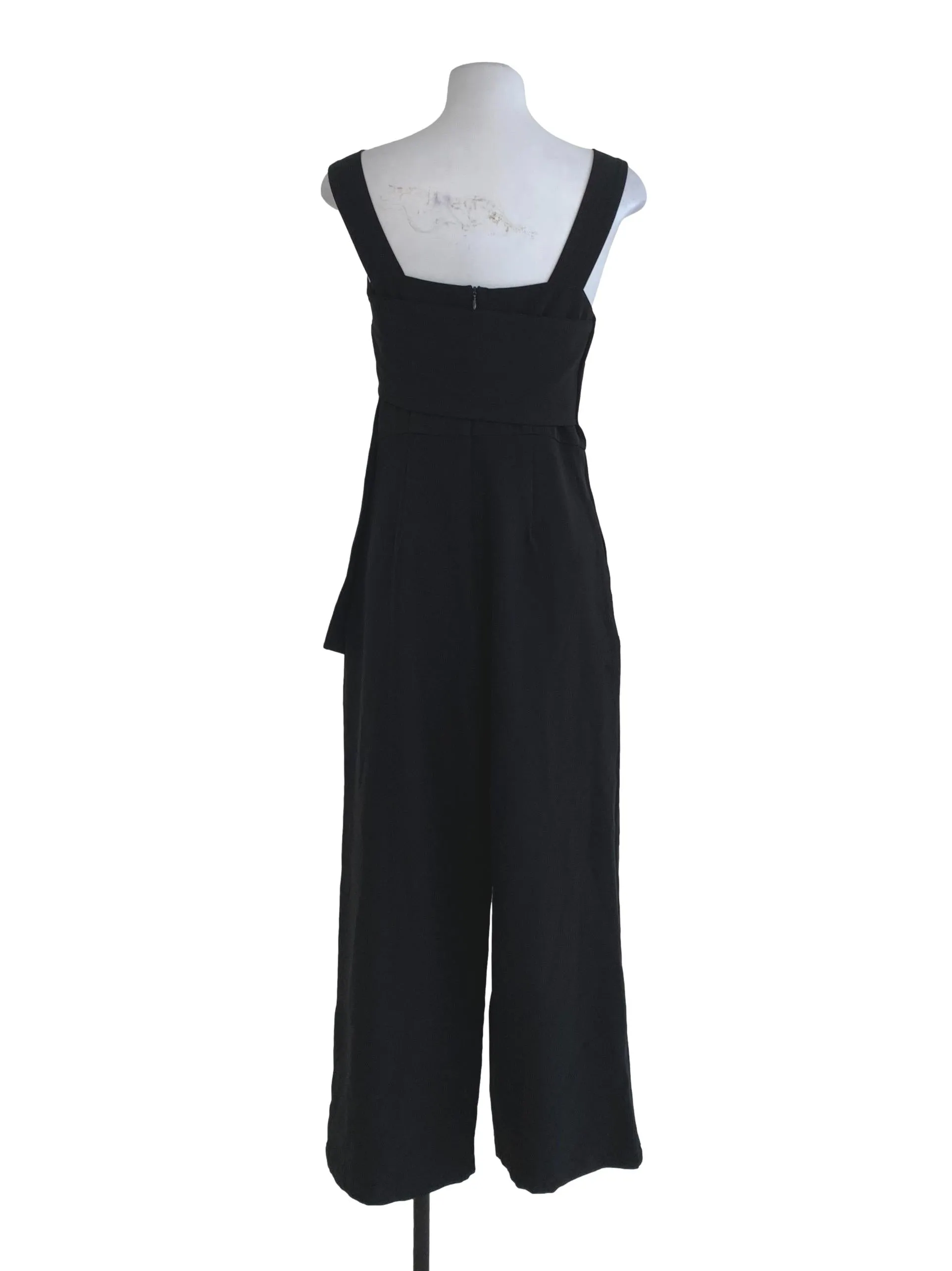 Black Plain Jumpsuit