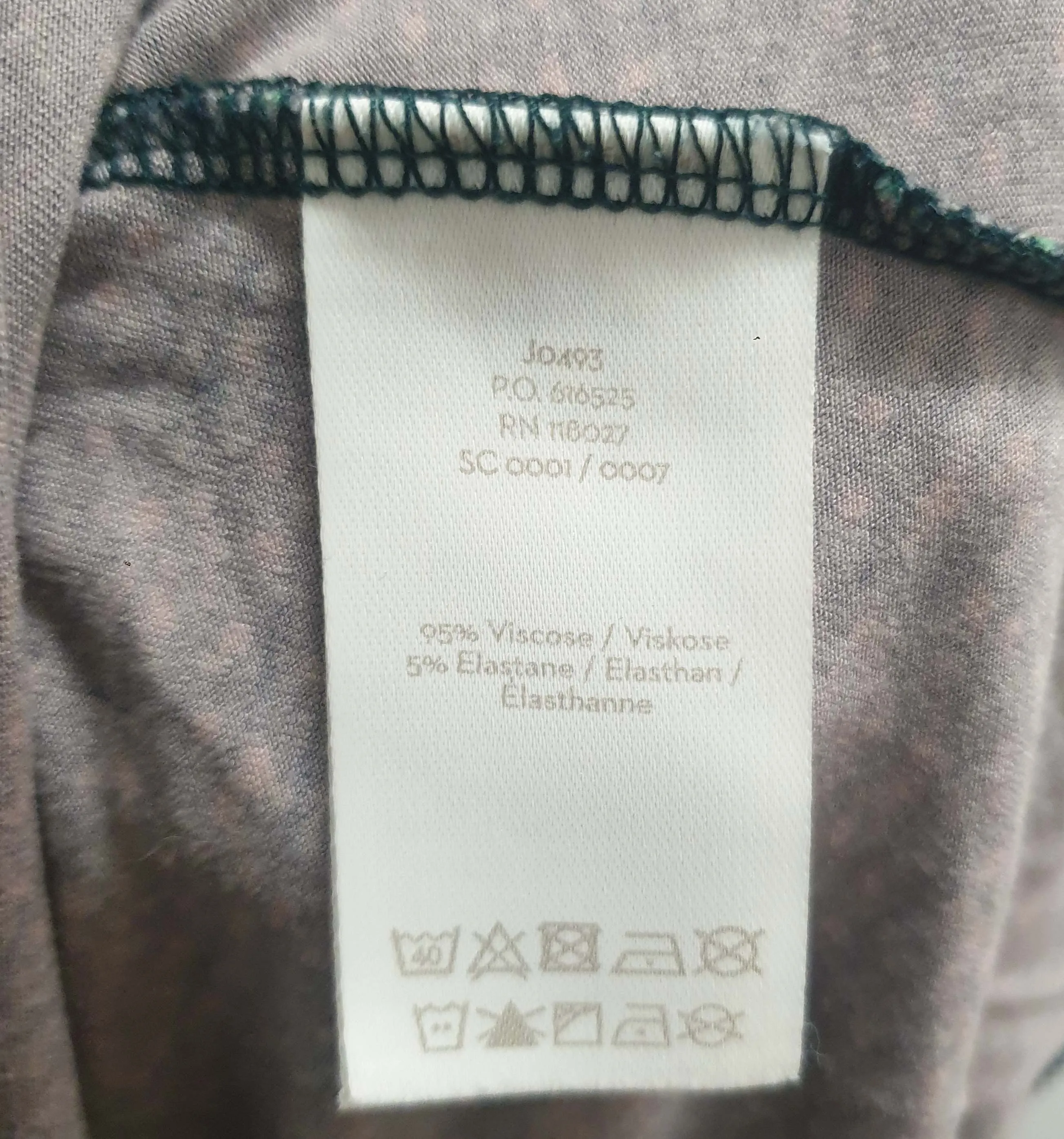 Boden green fleck style print long sleeve dress size UK 10